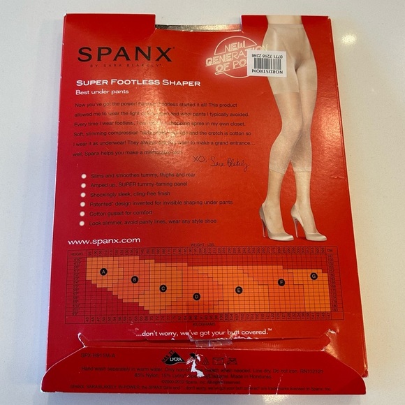 SPANX Super Footless Shaper, Size A, Nude1 Shade - Picture 3 of 4
